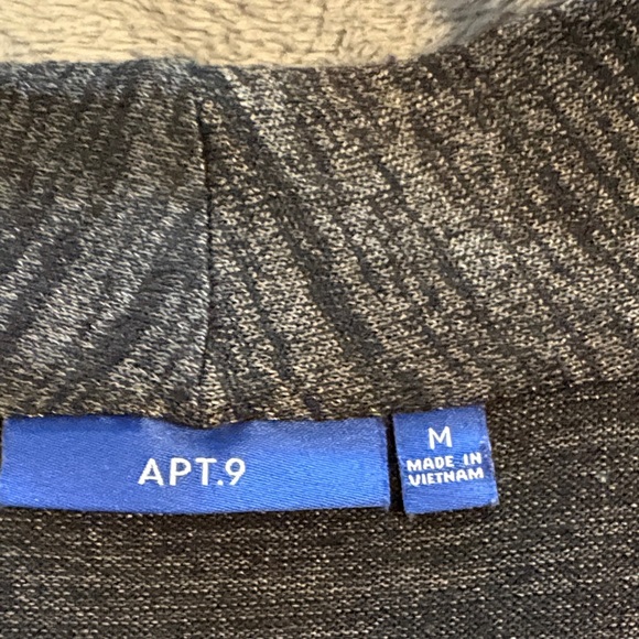 Apt. 9 Heather Green Open Front Cardigan Size M Long Sleeve - Picture 6 of 7